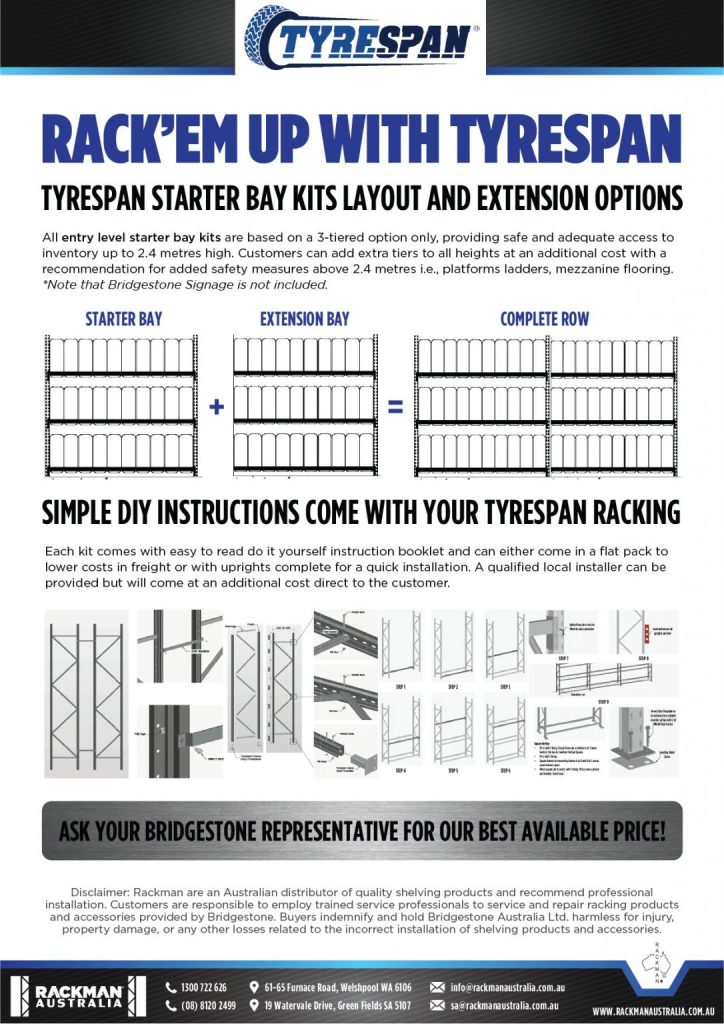 Tyrespan tyre racking
